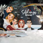 Family Forever - 2026 Version - Personalized Acrylic Ornament