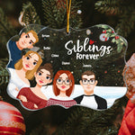 Family Forever - 2026 Version - Personalized Acrylic Ornament