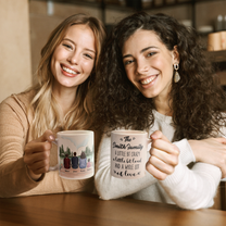 Family Forever Linked Together - Personalized Mug - Anniversary, Valentine's Day, Birthday  Gift For Family Parents Wife Husband