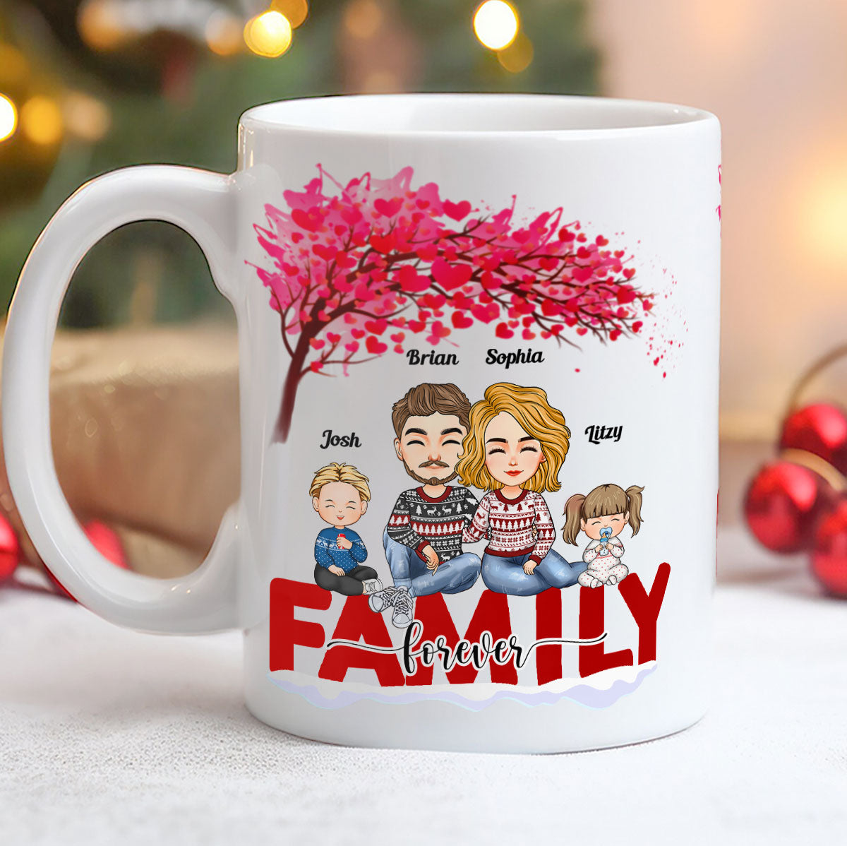 Family Forever - New Version - Personalized Mug