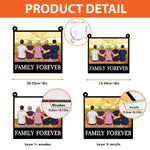 Family Forever - Personalized Window Hanging Suncatcher Ornament