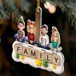Family Forever Scrabble - Personalized Acrylic Ornament