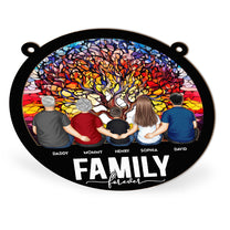 Family Forever - Tree Of Life - Personalized Window Hanging Suncatcher Ornament