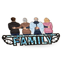 Family I'm Always With You - Personalized Window Hanging Suncatcher Ornament