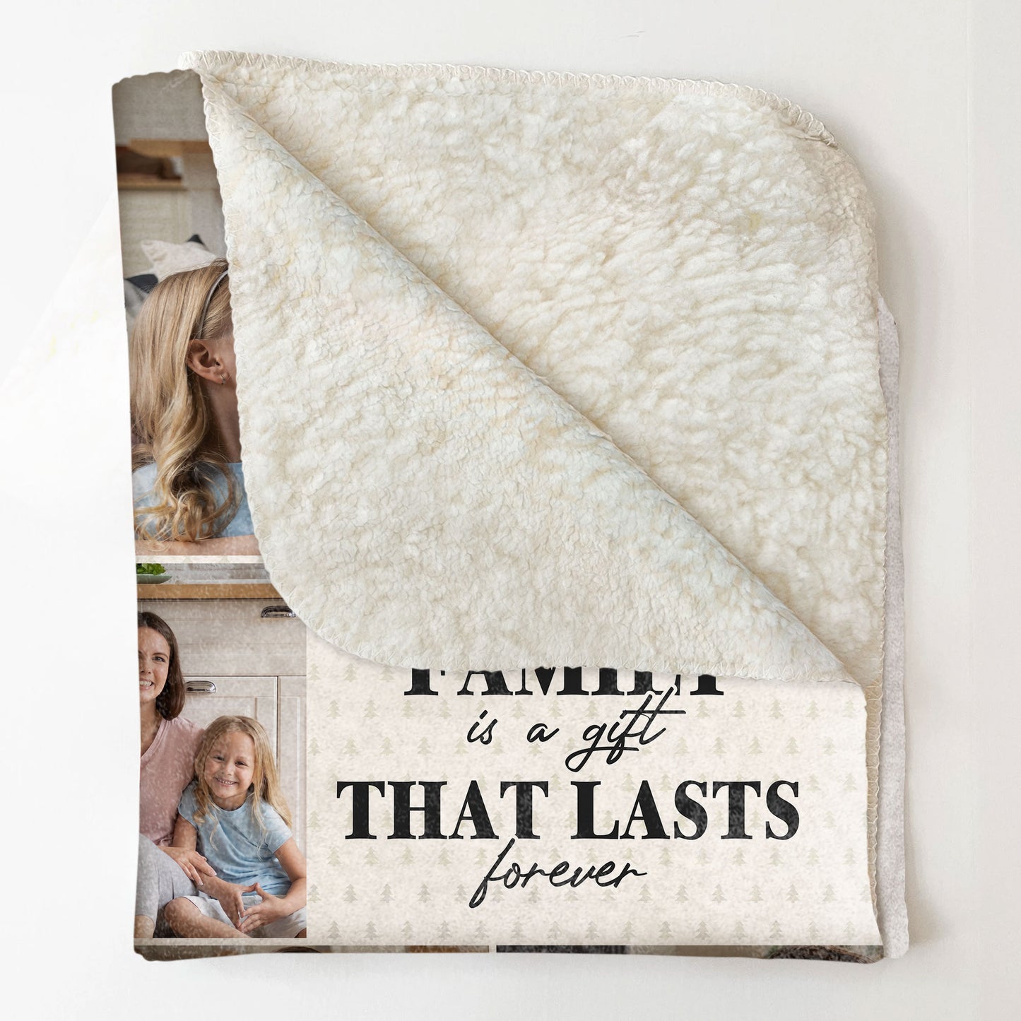 Family Is A Gift - Personalized Photo Blanket