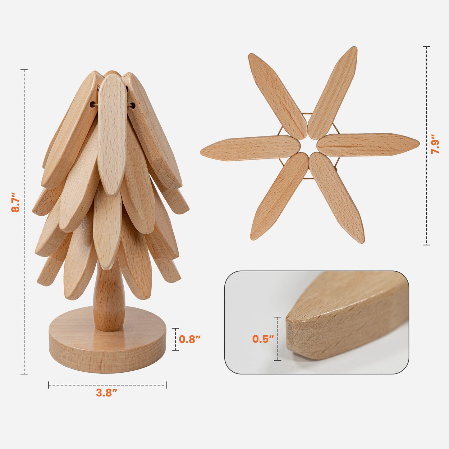 Family Is Where The Heart Is - Personalized Trivet Tree