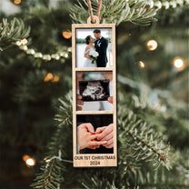 Family Keepsake Ornament - Personalized Wooden Photo Ornament