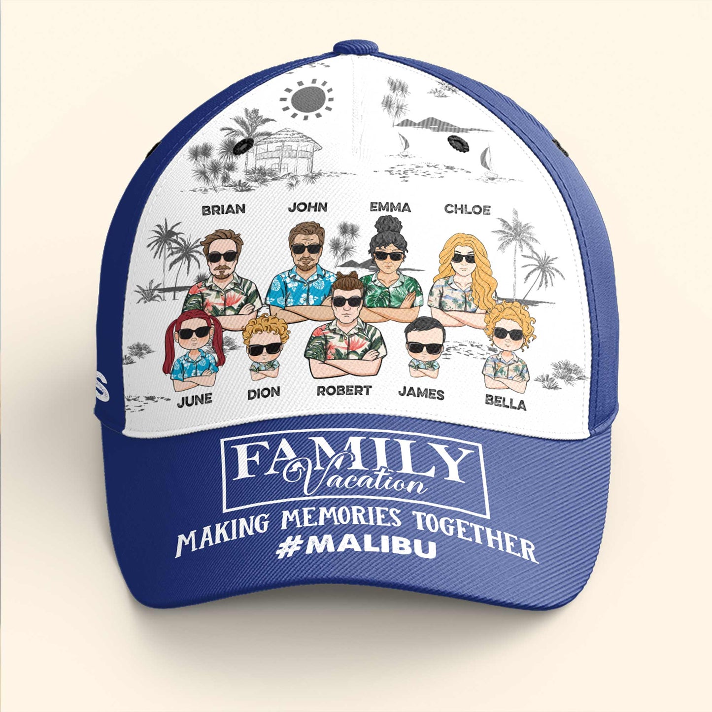 Family Makes Memories Together - Personalized Classic Cap