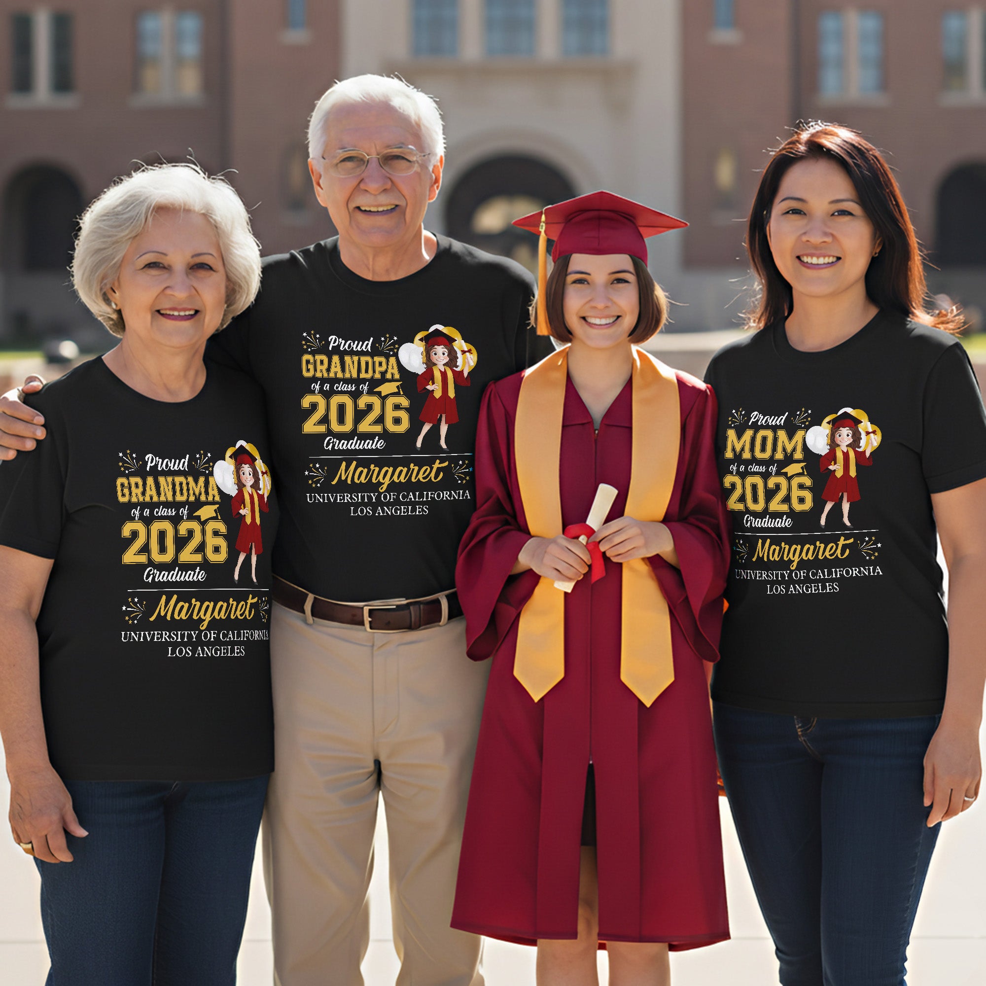 Family Matching Graduation - Personalized Shirt