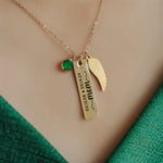 Family Memorial Necklaces Birthstone - Personalized Birthstone Memorial Necklace
