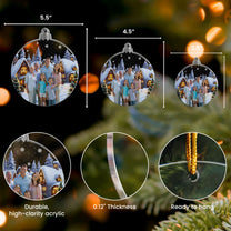 Family Moment - Personalized Acrylic Photo Ornament