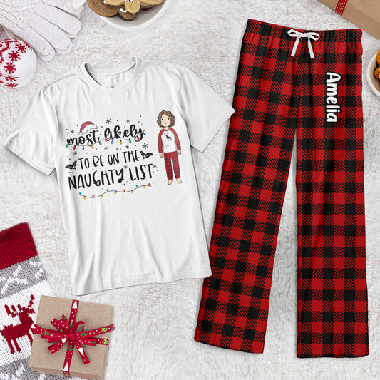 Family Most Likely Christmas - Personalized Pajamas