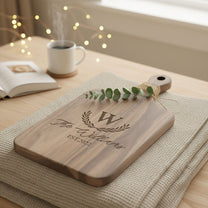 Family Name - Housewarming Gift - Personalized Paddle Cutting Board