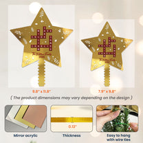 Family Name Scrabble - Personalized Christmas Tree Topper