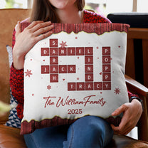 Family Name Scrabble - Personalized Pillow (Insert Included)