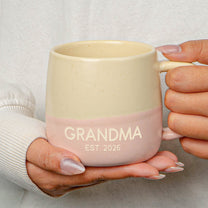 Family Name & Est Date Mug Mother's Day Father's Day Gift - Personalized Two-Tone Mug
