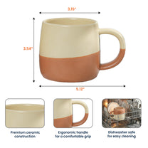 Family Name & Est Date Mug Mother's Day Father's Day Gift - Personalized Two-Tone Mug