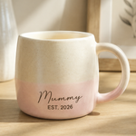 Family Name & Est Date Mug Mother's Day Father's Day Gift - Personalized Two-Tone Mug