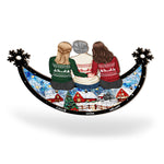 Family Reunion Christmas Time - Personalized Window Hanging Suncatcher Ornament