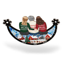 Family Reunion Christmas Time - Personalized Window Hanging Suncatcher Ornament