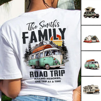 Family Road Trip - Personalized Back Printed Shirt