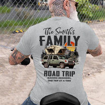 Family Road Trip - Personalized Back Printed Shirt