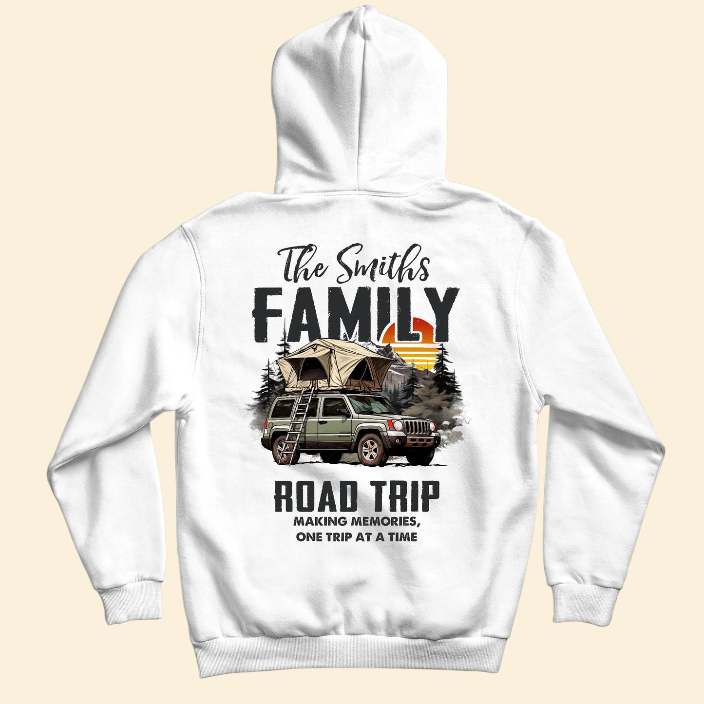 Family Road Trip - Personalized Back Printed Shirt