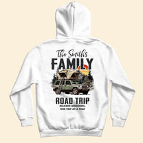 Family Road Trip - Personalized Back Printed Shirt