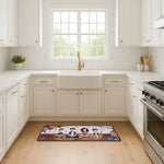 Family Sitting Happy Birthday USA - Personalized Runner Rug