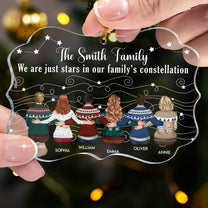 Family Star, Gift For Siblings, Family - Personalized Acrylic Ornament