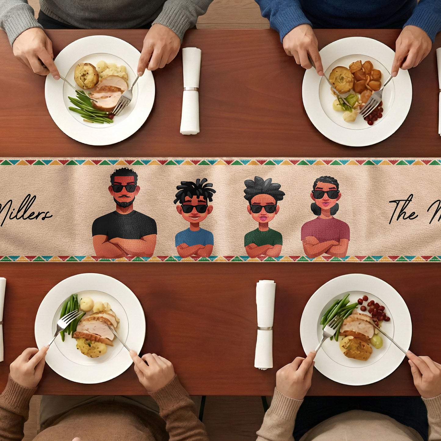 Family Together - Personalized Table Runner