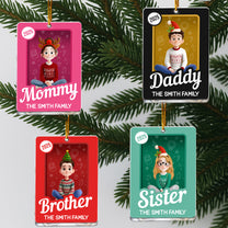 Family Toy Box - Christmas Custom Gift - Personalized Acrylic Ornament