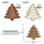 Family Tree 2026 - Personalized Wooden Ornament