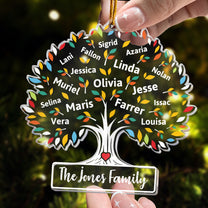 Family Tree Of Life - Personalized Acrylic Ornament