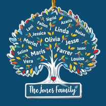 Family Tree Of Life - Personalized Acrylic Ornament