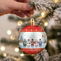 Family, Siblings, Brothers & Sisters Forever, Christmas Gifts - Personalized Ball Ornament