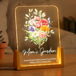 Family-Birth-Flower-Bouquet-Flowers-Gift-For-Mom,-Grandma,-Family-Personalized-Night-Light-1