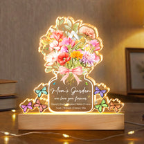 Family-Birth-Flower-Bouquet-Flowers-Gift-For-Mom,-Grandma,-Family-Personalized-Night-Light-1