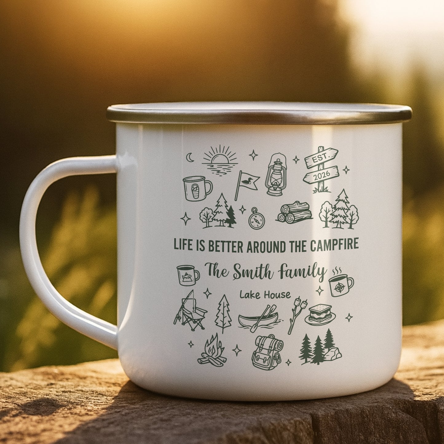 Family-Camping-Mug,-Lake-Friends-Trip,-Camper-Adventure-Enamel-Mug-Personalized-Mugs1