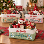 Family-Christmas-Eve-Grandparents-&-Kids,-Couples,-Siblings-Personalized-Storage-Basket-1