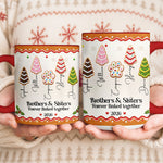 Family-Forever,-Family-Of-3,4,5,6-First-Christmas-Gingerbread-Style-Personalized-Mug-3