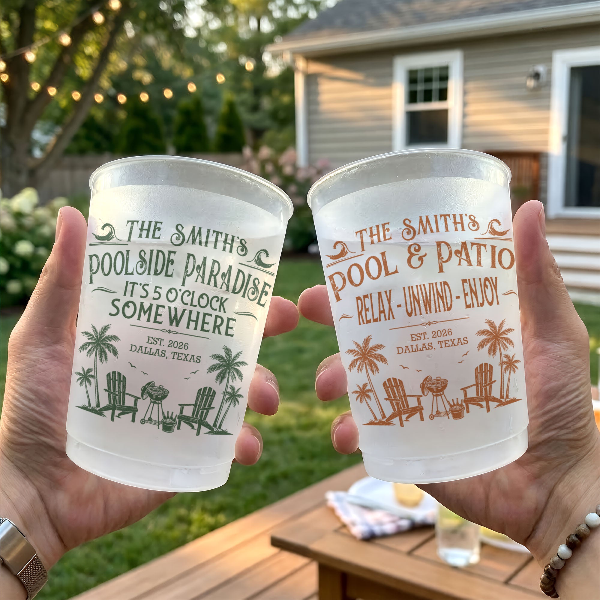 Family-&-Friends-Pool-&-Bar-Party-Favors,-Proudly-Serving-Whatever-You-Brought-Summer-Vacation-Personalized-Cups-5