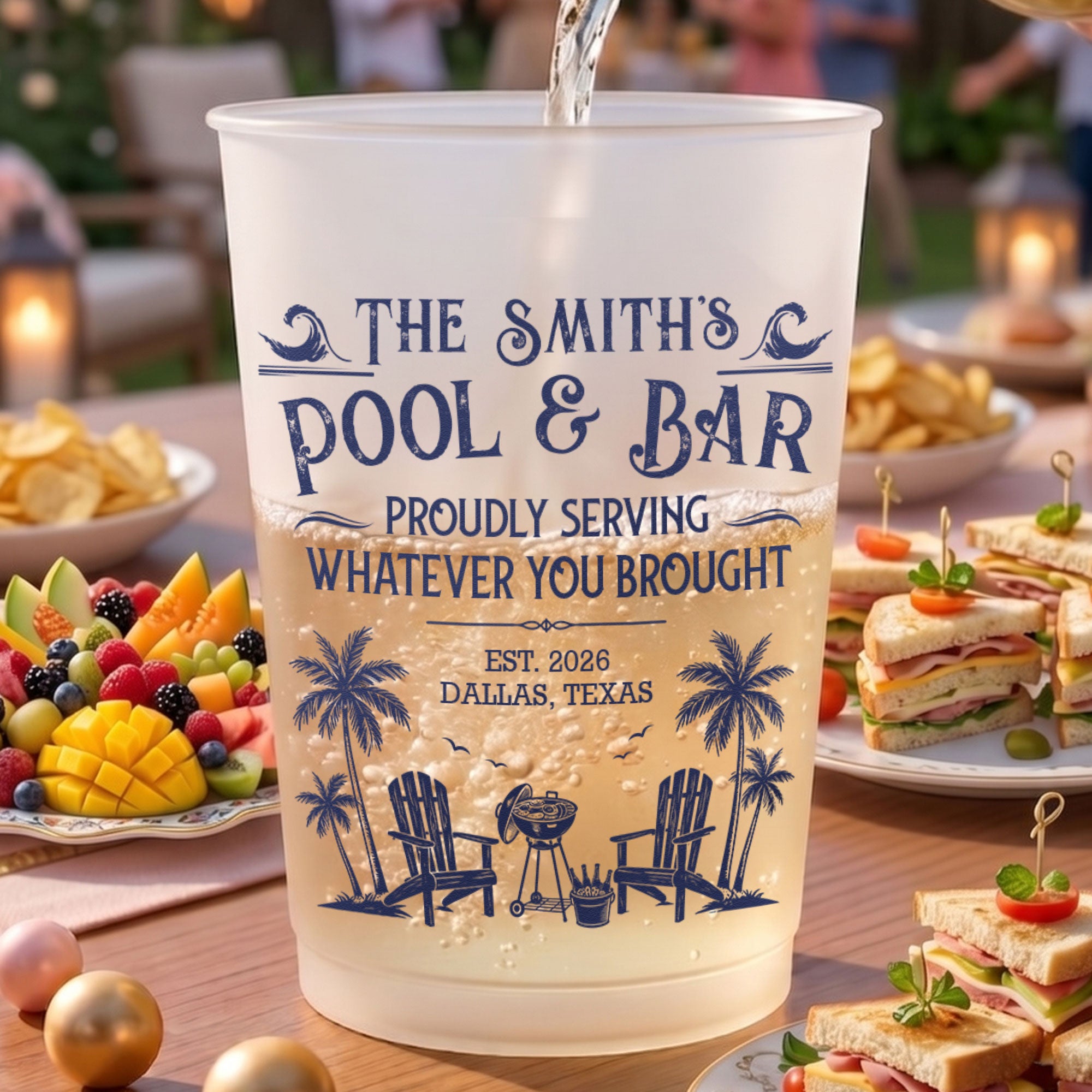 Family-&-Friends-Pool-&-Bar-Party-Favors,-Proudly-Serving-Whatever-You-Brought-Summer-Vacation-Personalized-Cups-7
