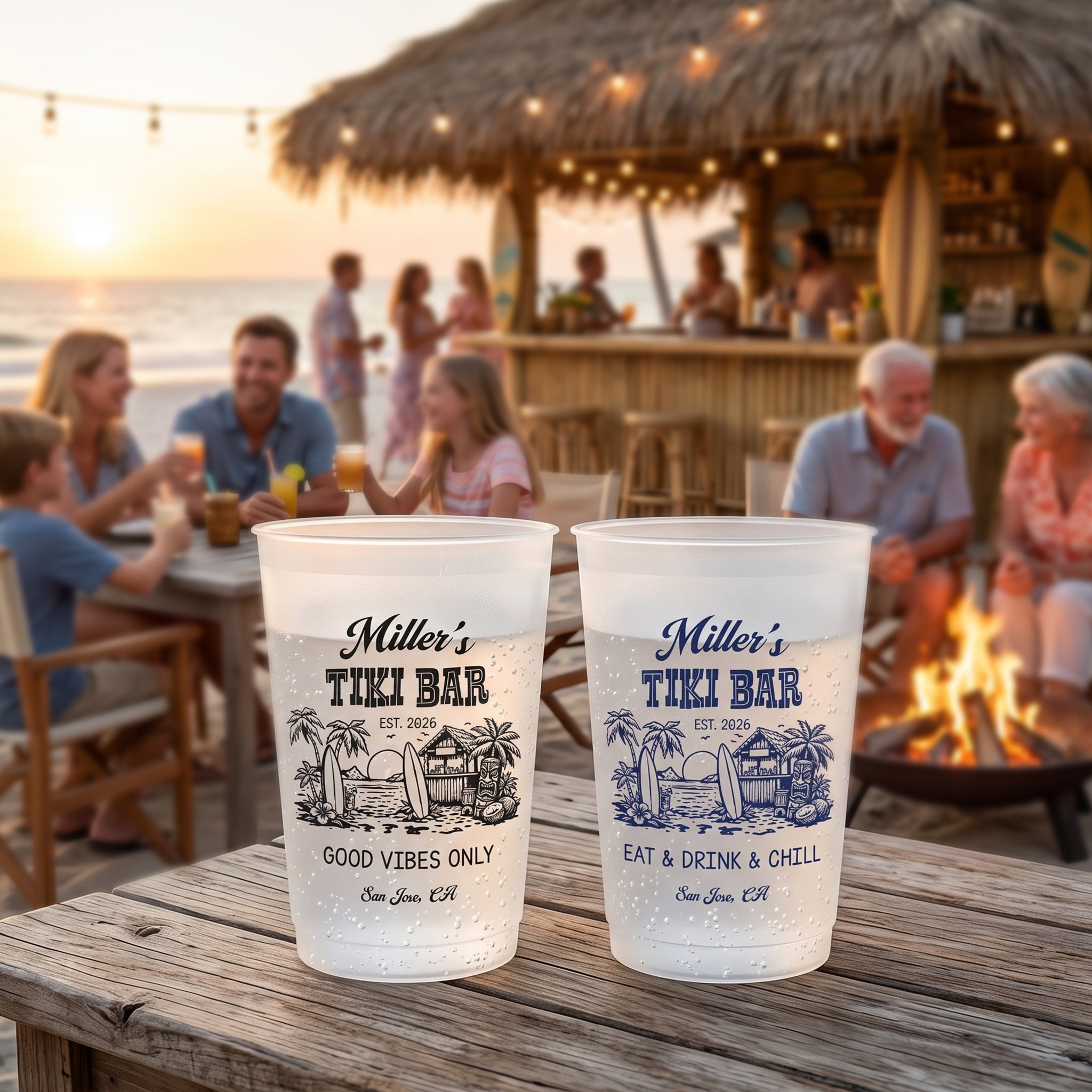 Family-&-Friends-Tiki-Bar-Beach-Summer-Party-Favors,-Summer-Vacation-Personalized-Cups3