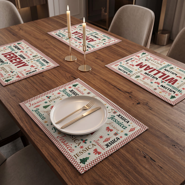 Family-Name-Word-Christmas-Theme-Personalized-Placemat-2