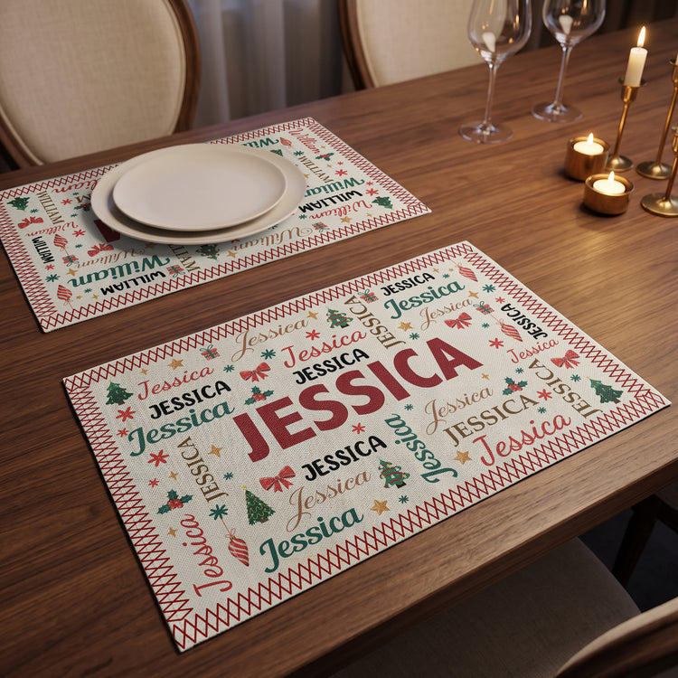 Family-Name-Word-Christmas-Theme-Personalized-Placemat-4