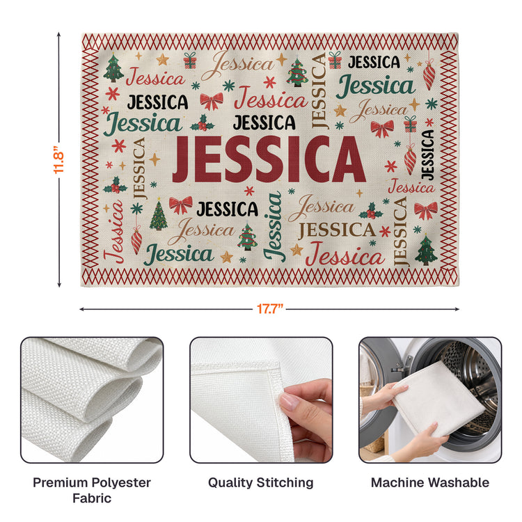 Family-Name-Word-Christmas-Theme-Personalized-Placemat-6
