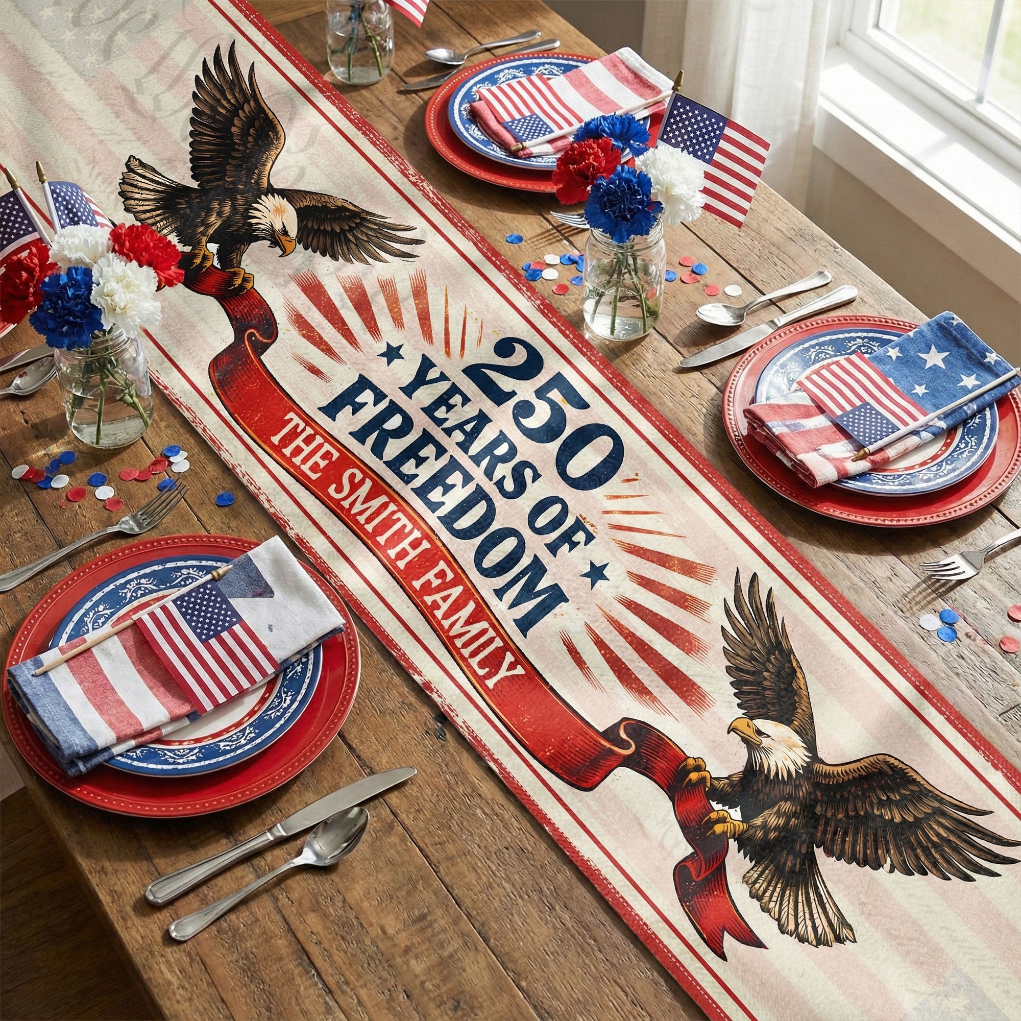 Family-Names-Stars-And-Stripes-Personalized-Table-Runner-1