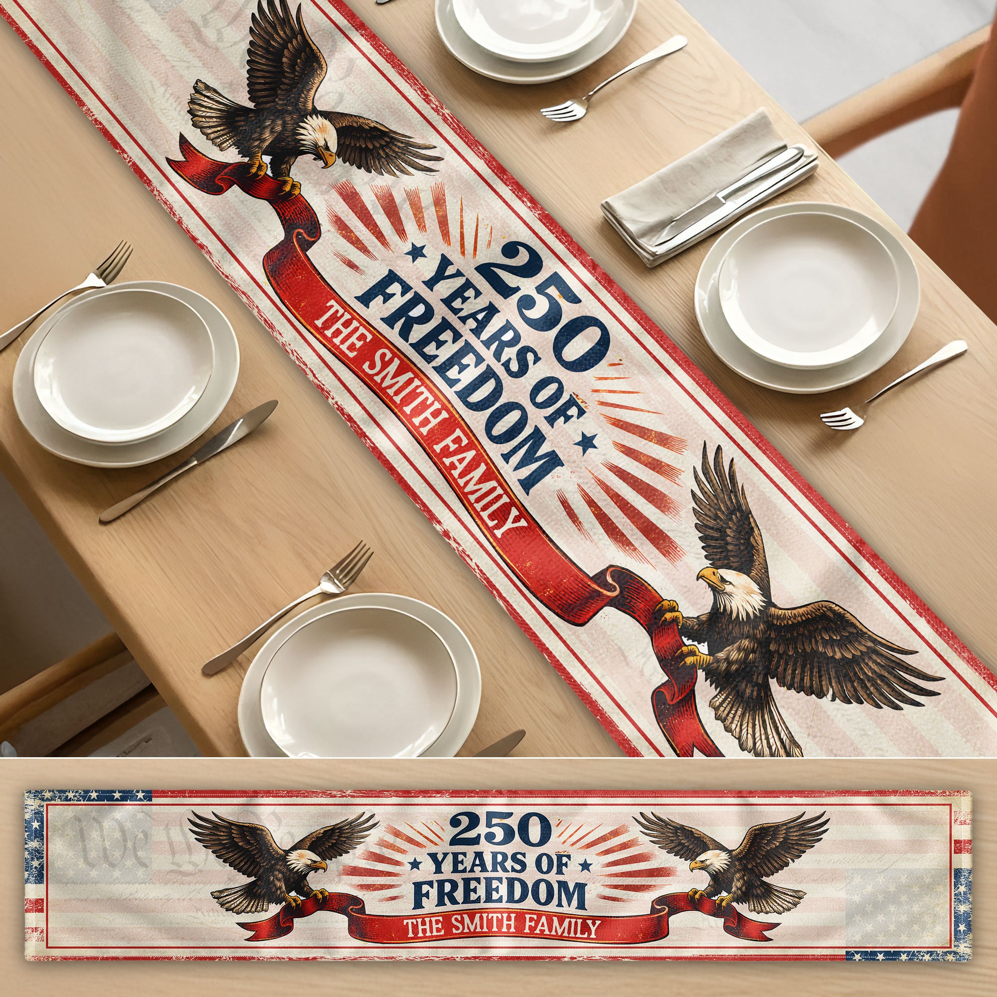 Family-Names-Stars-And-Stripes-Personalized-Table-Runner-4