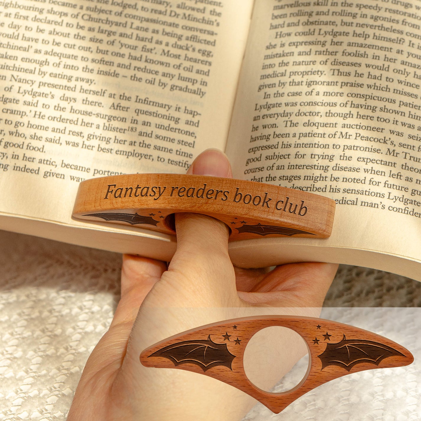 Fantasy Readers Book Club - Personalized Book Page Holder – Macorner